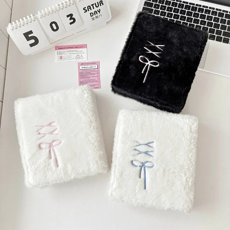 A6 Ballet Plush Bowknot Photocard Binder Album | Kpop Collect Book