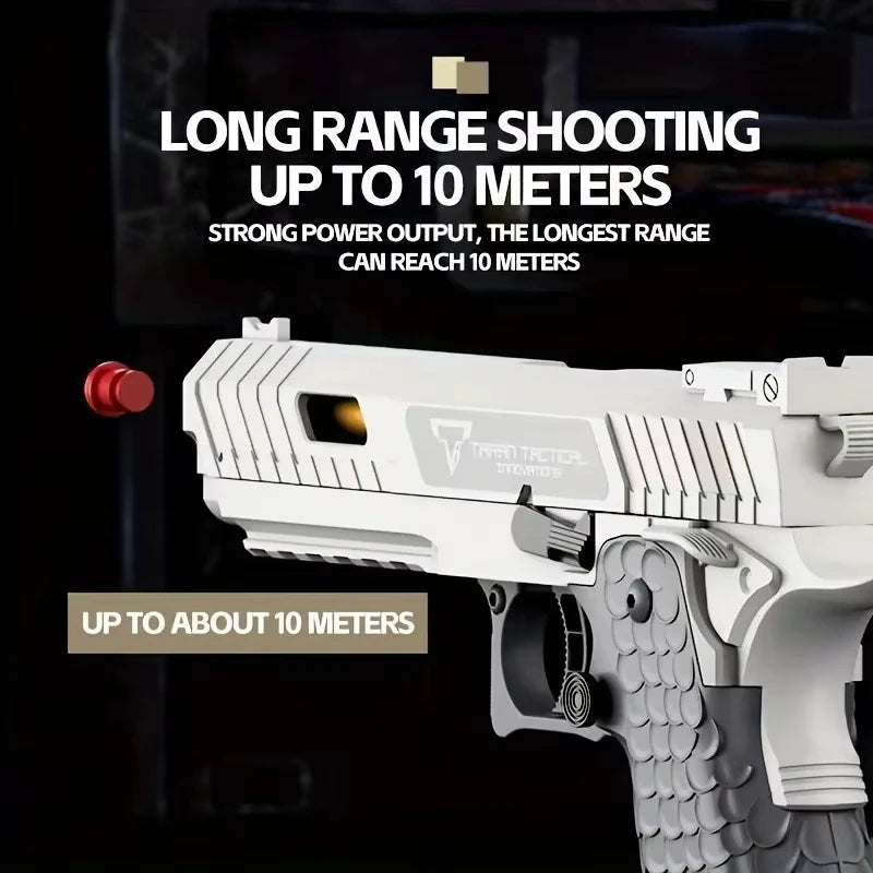 Csnoobs 2011 Continuous Shooting Throwing Shell Toy Gun Radish Gun Revolver Empty Shell Outdoor Game Birthday Gift Peaceful Pleasures Health and Wellness