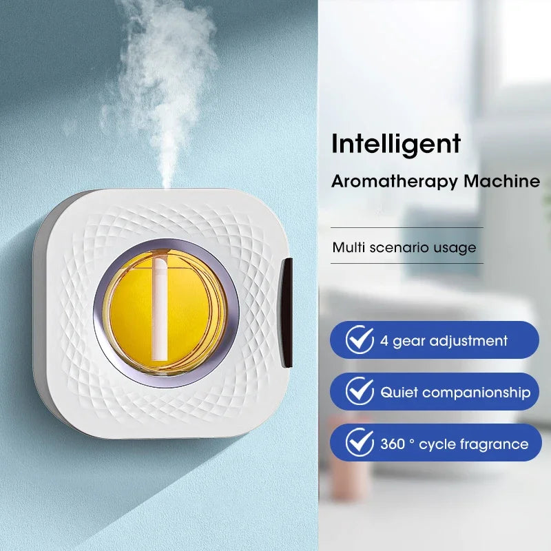2024 New Diffuser Aromatherapy Machine USB Smart Air Purifier with Display for Kitchen Toilet Bathroom Car Air Deodorization Peaceful Pleasures Health and Wellness