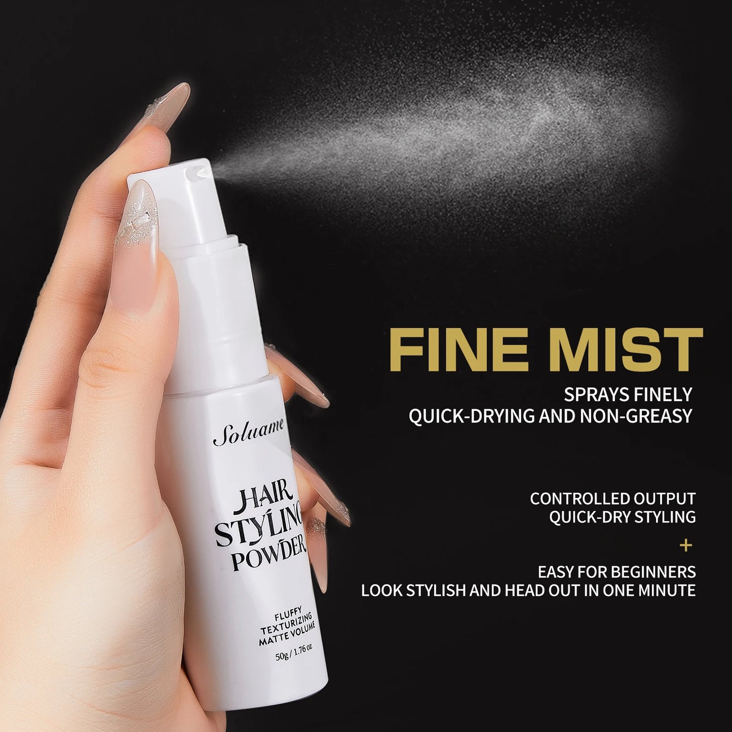 Hair Styling Powder for Men with Volumizing Texture