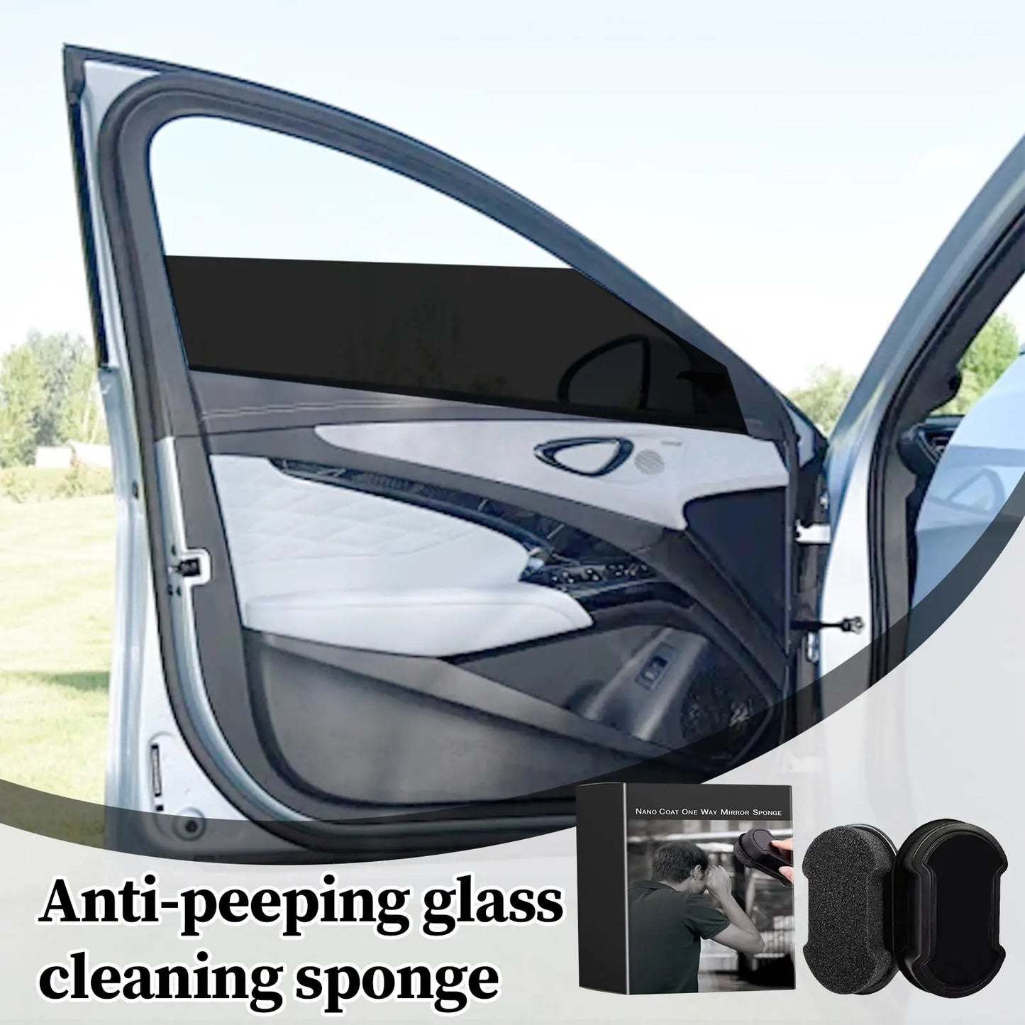 Dual-Use Window & Windshield Cleaning Sponge | Car & Home