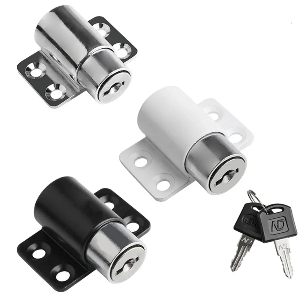 Sliding Door Window Lock with 2 Keys | Child Safety Antitheft
