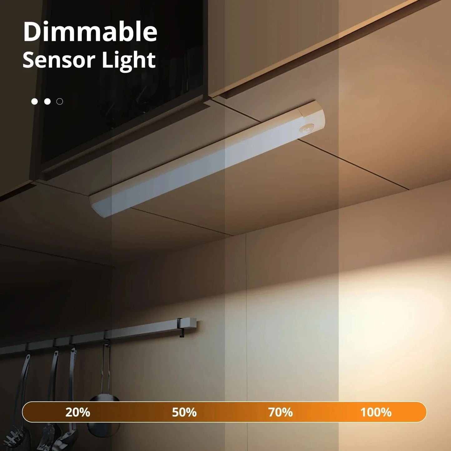 USB Rechargeable Motion Sensor LED Night Light | Closet & Bedside