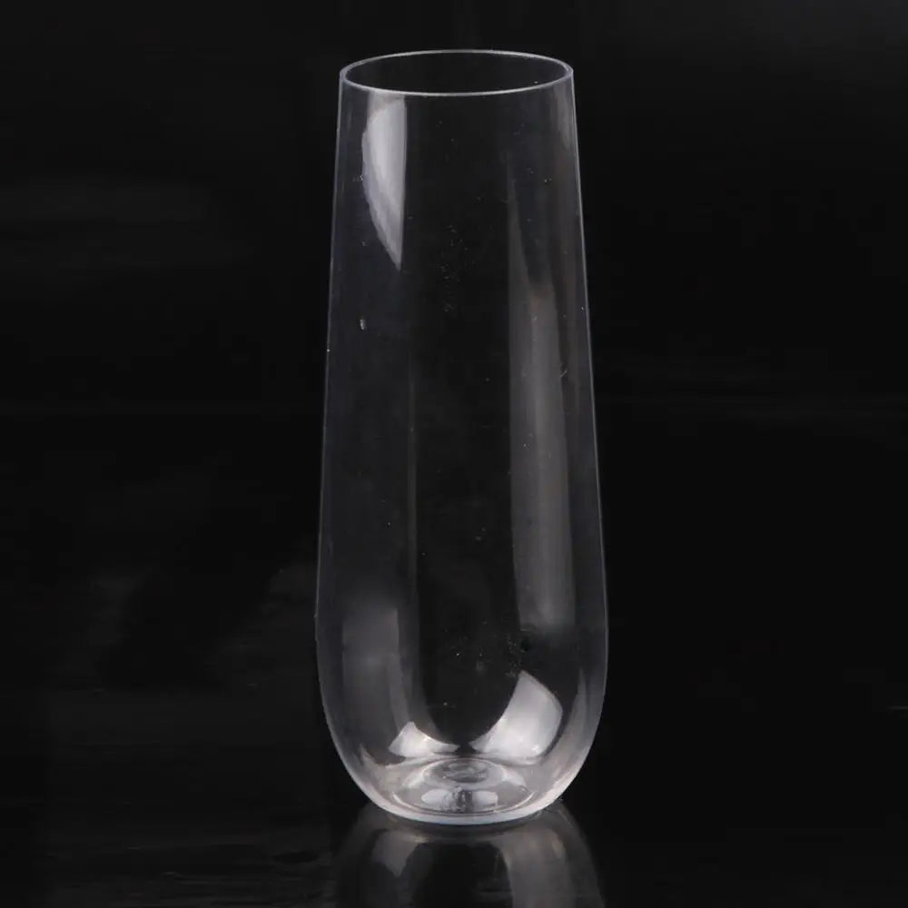 15PCS Free BPA 9oz Flute Recyclable Unbreakable & Clear Plastic Champagne Glasses Flute Party Wine Tasting Wedding New Years Eve Peaceful Pleasures Health and Wellness