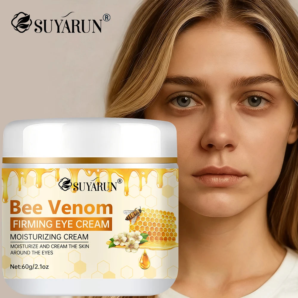 SUYARUN Vitamin C & Honey Eye Cream - Hydrating Anti-Aging Treatment for Dark Circles, Puffiness & Wrinkles with Antioxidants. Peaceful Pleasures Health and Wellness