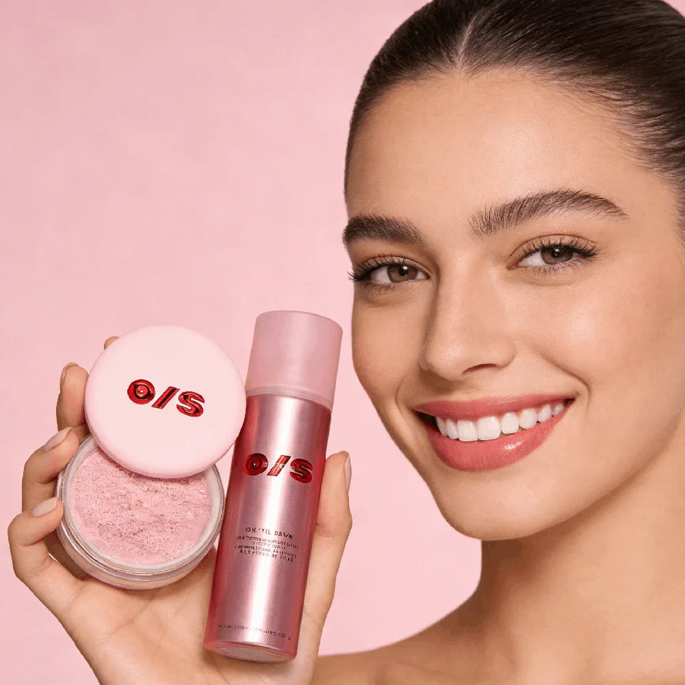 6-Color Matte Setting Powder & Waterproof Spray Bundle