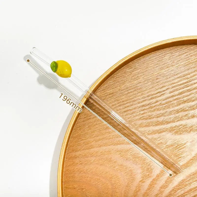 Reusable Glass Drinking Straw with Brush | BPA-Free Eco Gift