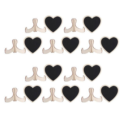 Mini Blackboard Wedding Decoration Heart Shaped Message Board Birthday Parties Event Decorations for Wedding Signs Place Cards Peaceful Pleasures Health and Wellness Default Title
