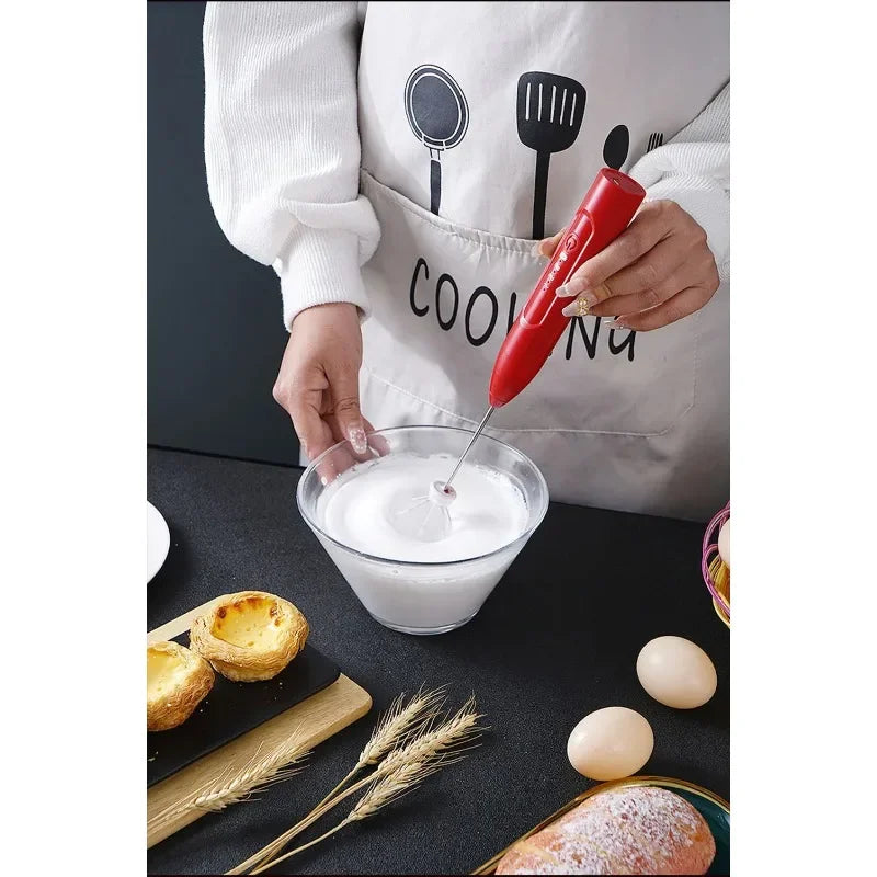 Electric Milk Frother & Egg Beater – 3-Speed Handheld Mixer Electric Milk Frother Peaceful Pleasures Health and Wellness