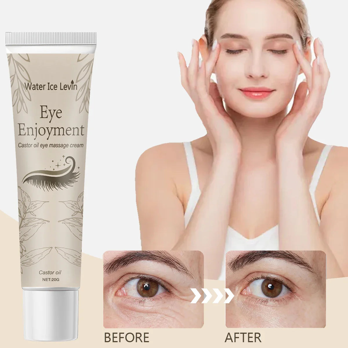 Water Ice Levin Castor Oil Eye Cream – Firm, Brighten & Smooth