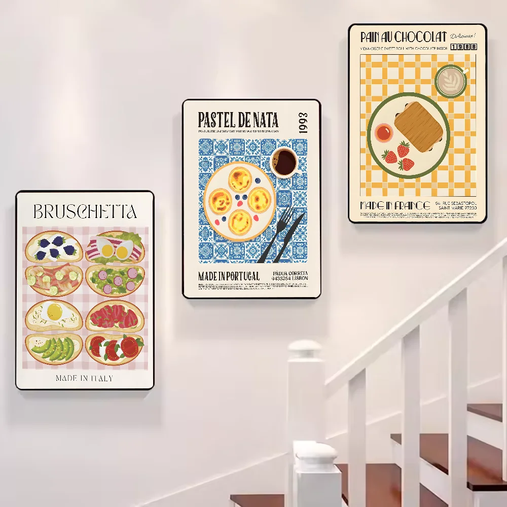 Retro Japanese & Korean Food Poster – Waterproof PVC Wall Art Wall Art Poster Peaceful Pleasures Health and Wellness