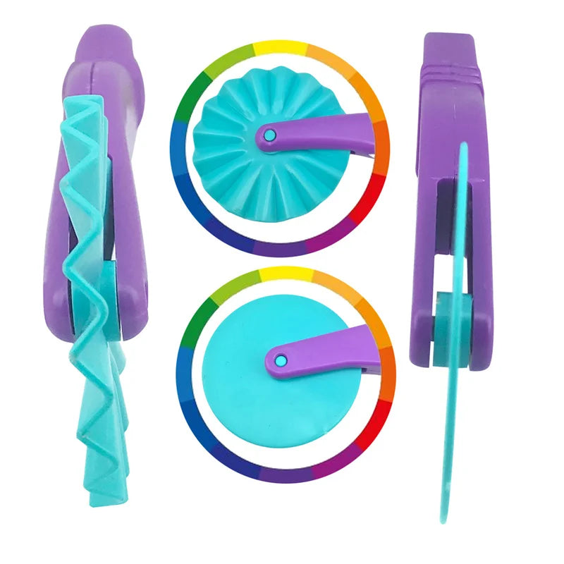 Play Dough Mold Tools Creative Noodles Maker Plate Knife Fork Shape
