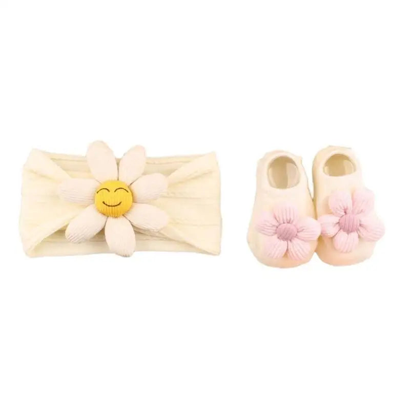 Baby Nylon Headband & Sock Set | Infant Ages 0–1 Year