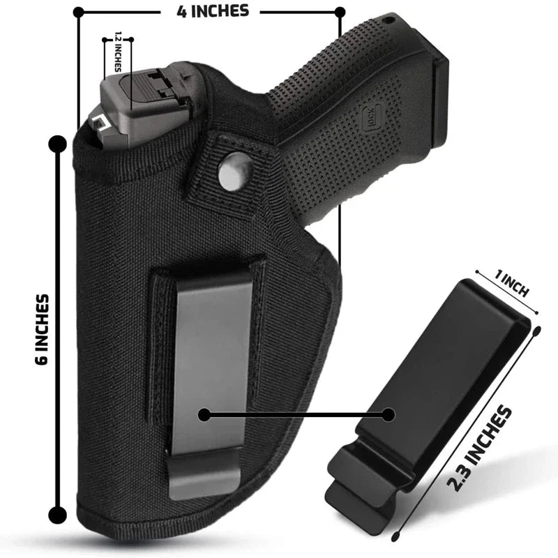 Universal OWB IWB Concealed Carry Holster | Glock & S&W M&P