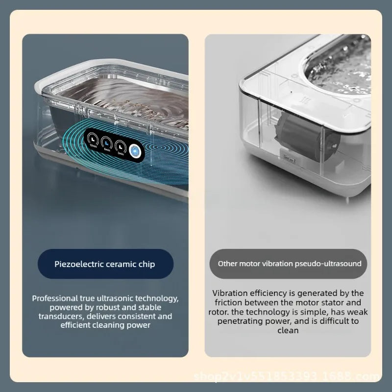 650ml Ultrasonic Cleaner – Jewelry, Glasses & Dental