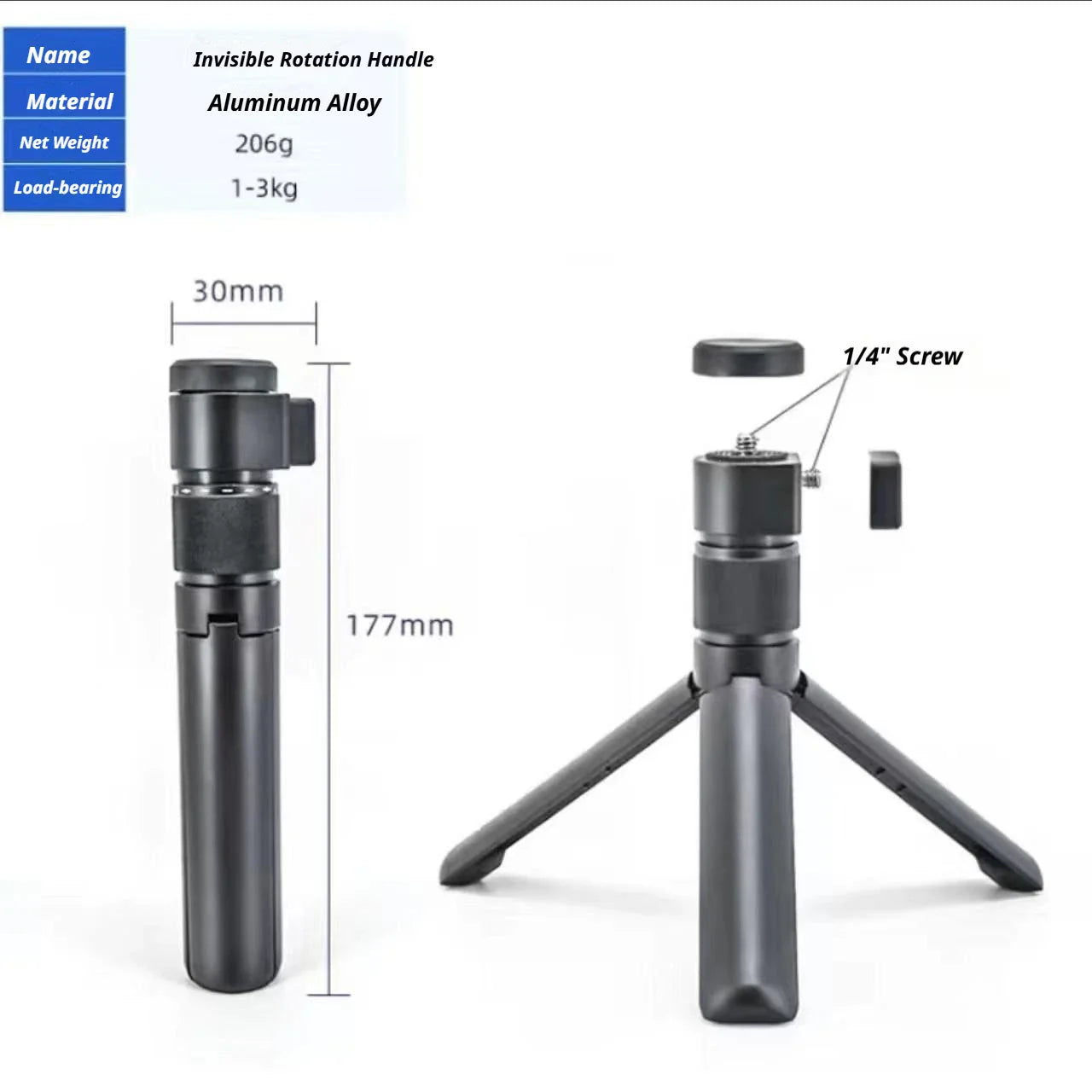 Carbon Fiber Invisible Selfie Stick | Insta360 X5 X4 GoPro DJI