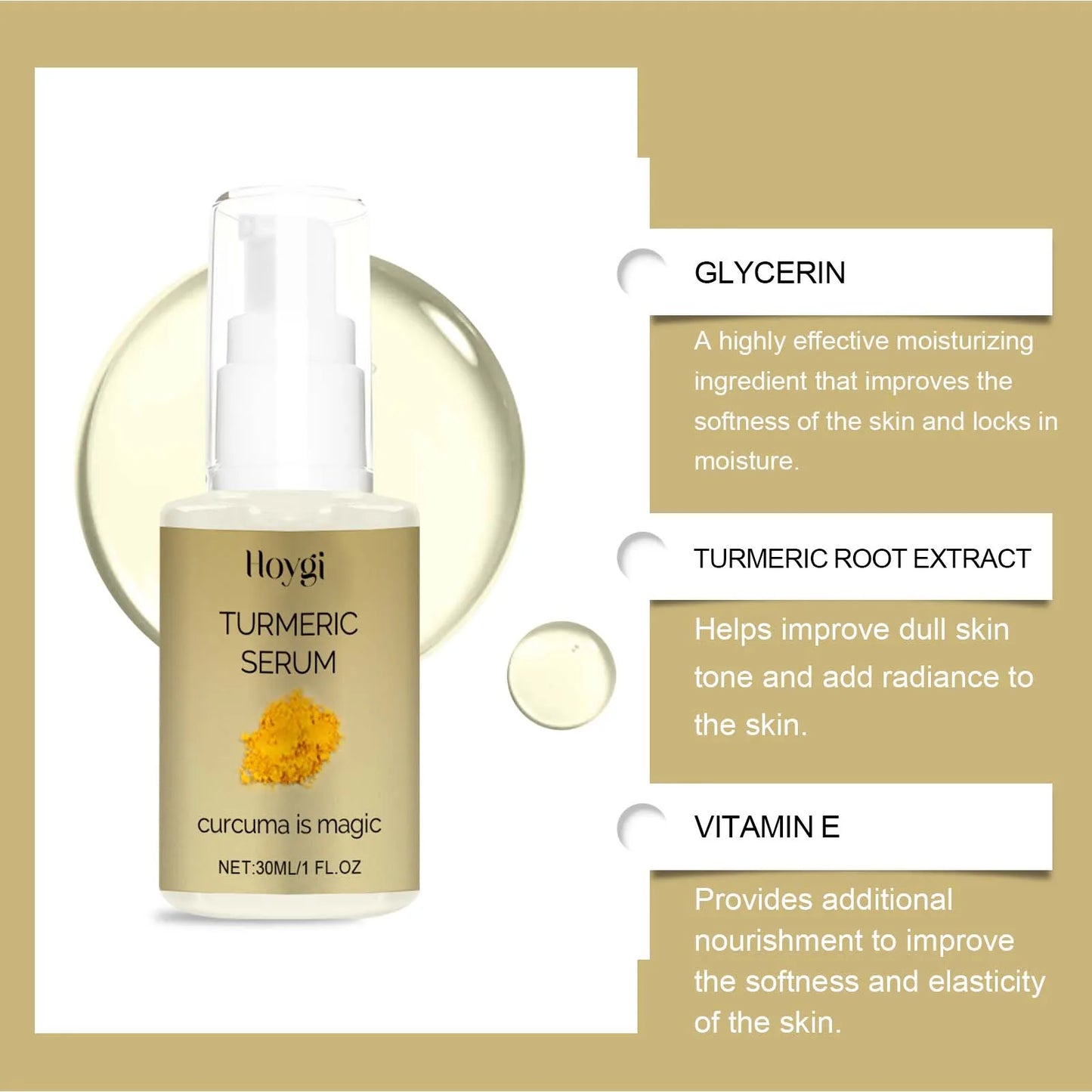 Turmeric Face Serum – Brighten & Fade Dark Spots | 30ml