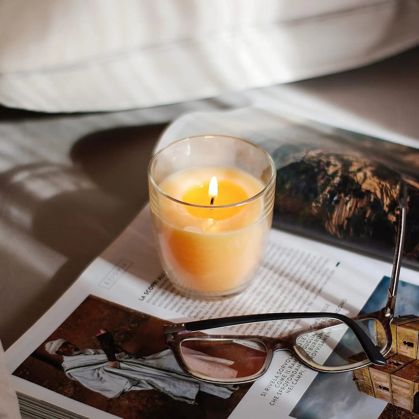 50 Pre-Waxed Candle Wicks with Metal Tabs & Wick Holders