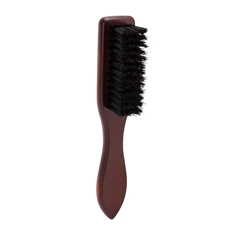 Men Beard Brush Wood Handle Hairdressing Soft Hair Cleaning Brush Retro Neck Duster Broken Remove Comb Hair Styling Salon Tools Peaceful Pleasures Health and Wellness A