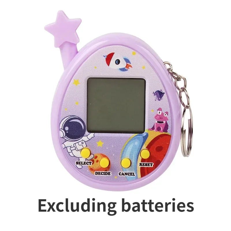 Novel Children Toys Toys for Kids 90S Nostalgia Electronic Pets Tamagotchis Electronic House Pet Speaker Interactive Toy Hobbies Peaceful Pleasures Health and Wellness XINGX purple