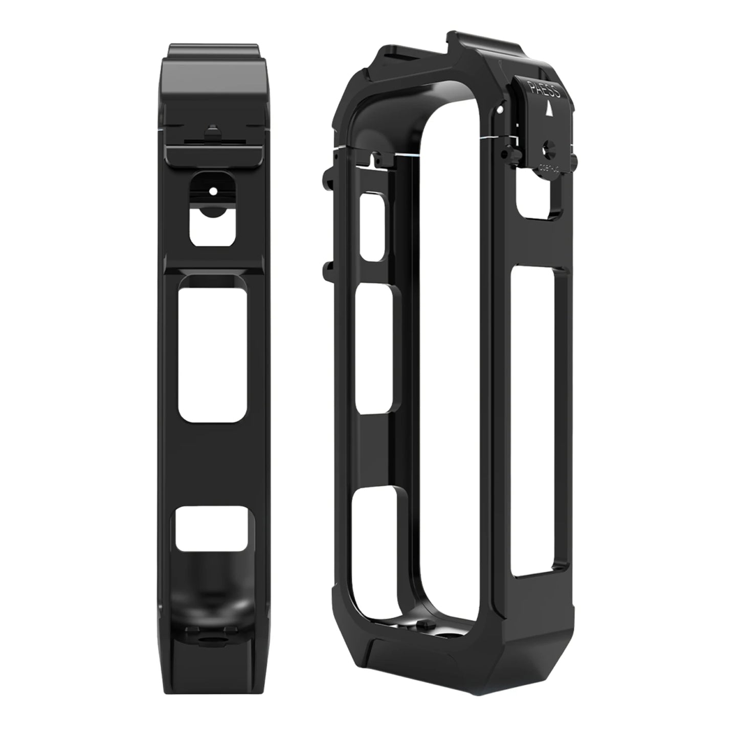 Camera Cage Magnetic Quick Release Protective Case with 1/4 Threads Cold Shoe Mount Housing Case for Insta360 X4 Air Accessories Peaceful Pleasures Health and Wellness as show