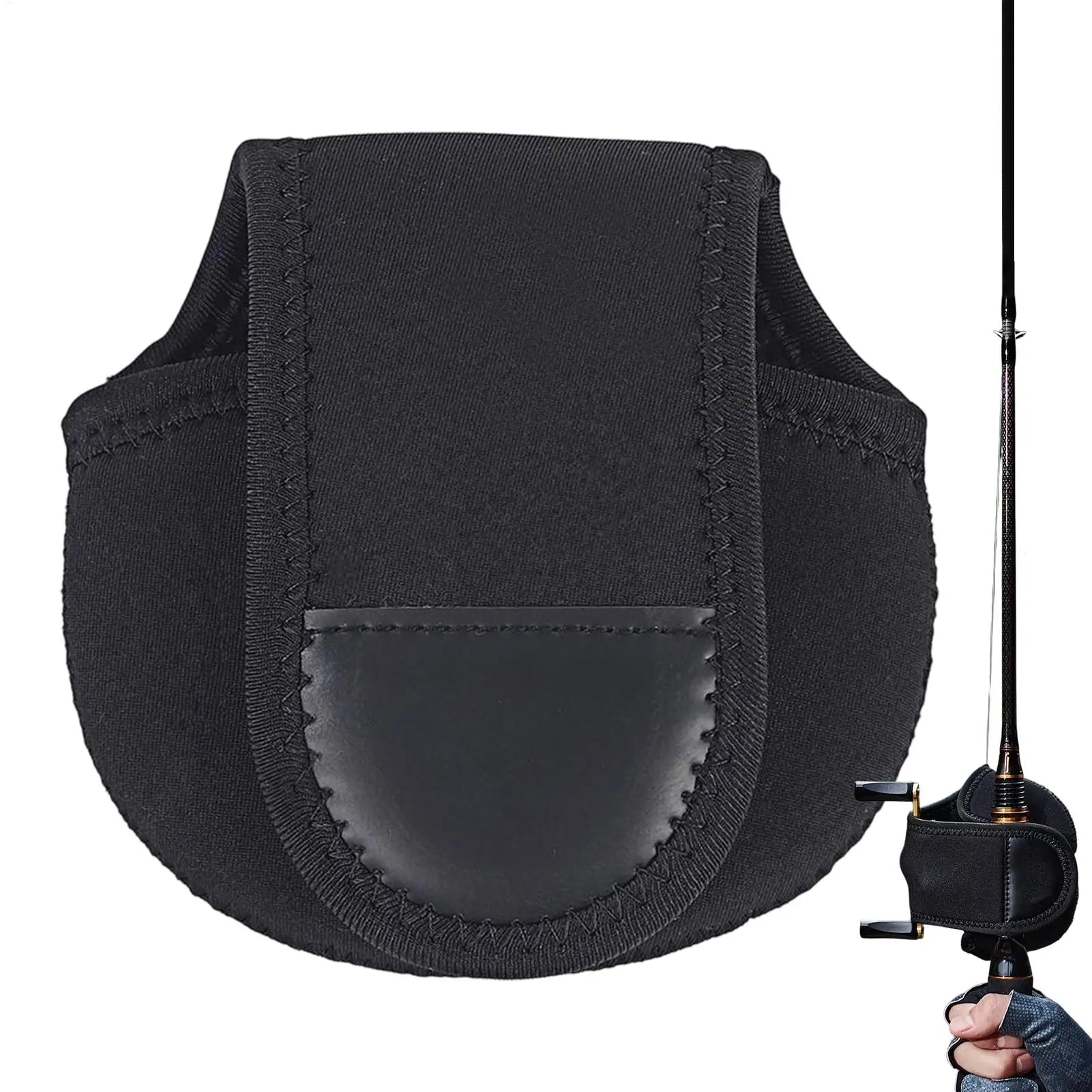 Waterproof Fishing Reel Cover Thick Shockproof Protective Case Durable Storage Bag For Spinningreels, Boat Shore River Fishing Peaceful Pleasures Health and Wellness