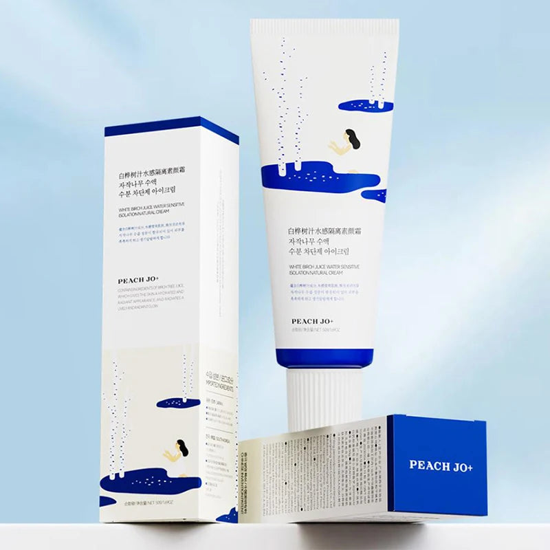 Birch Sap Primer Korean Hydrating Natural Makeup Effect Long-lasting Primer Refreshing Brighten All Skin Types Daily Face Cream Peaceful Pleasures Health and Wellness