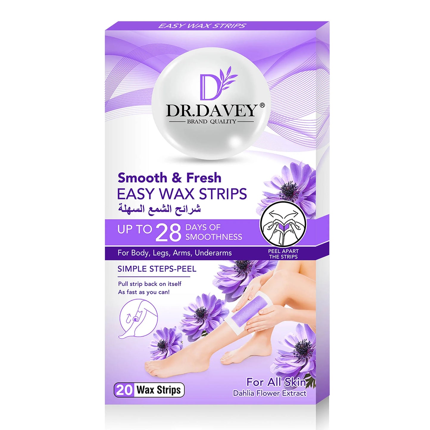 1 box of double-sided depilatory wax paper tear off disposable full body universal adhesive depilatory paper can be cut freely Peaceful Pleasures Health and Wellness 1 box of hair remova