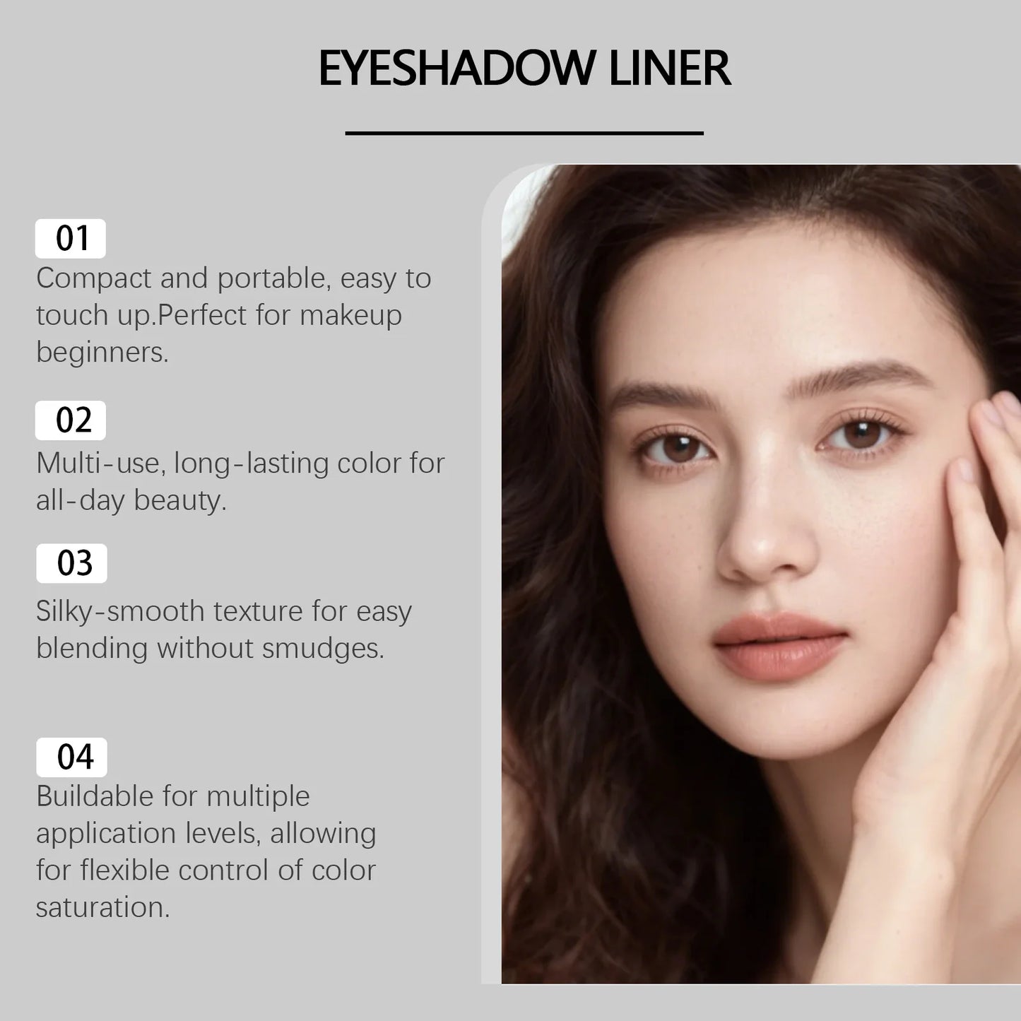 2-in-1 Eyeshadow & Liner Pen | Waterproof Long-Lasting 6 Colors