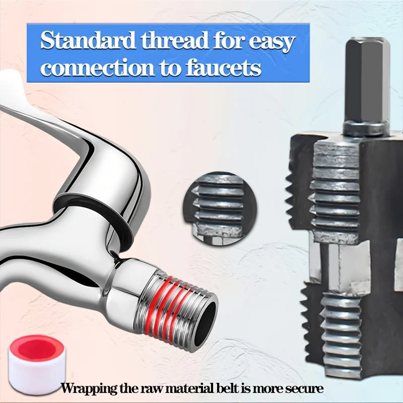 PVC Pipe Threader Kit 4/6mm – Double Head Electric Drill Bit Peaceful Pleasures Health and Wellness