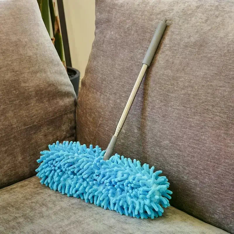 Telescopic Chenille Duster – Extendable Wand for High Ceilings
