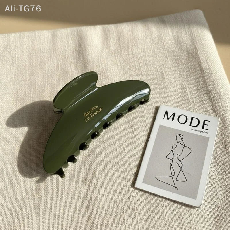 Large Crab Hair Clip – Retro Korean Acetate Hair Claw