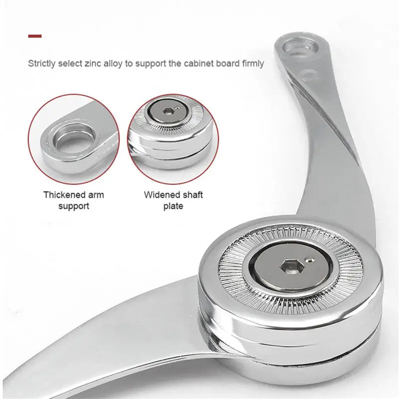 Hydraulic Cabinet Hinge Nickel Plated Random Stop Kitchen Door Adjustable Polish Folding Hinge Pressure Rods Peaceful Pleasures Health and Wellness