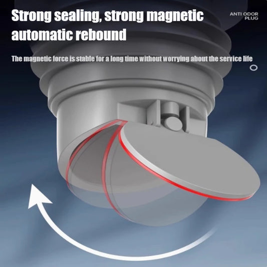 Silicone Drain Pipe Sealing Plug – Anti-Odor Floor Drain Trap Drain Sealing Plug Peaceful Pleasures Health and Wellness