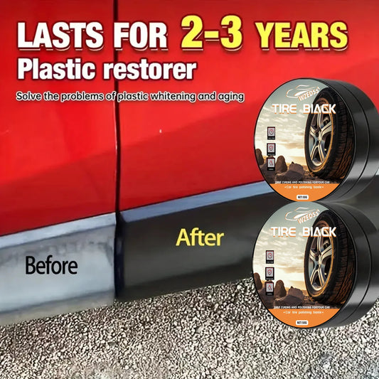 Car Tire Wax Brightener & Glaze – Shine, Protect & Anti-Age Tire Wax Brightener Oasis Select 50 ML