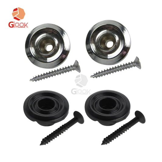 Electric Bass Round Head Clasp Silver Instrument Accessories Peaceful Pleasures Health and Wellness