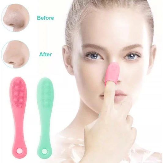 Silicone Face & Nose Scrub Brush | Exfoliating Cleansing Tool Face Cleansing Brush Peaceful Pleasures Health and Wellness