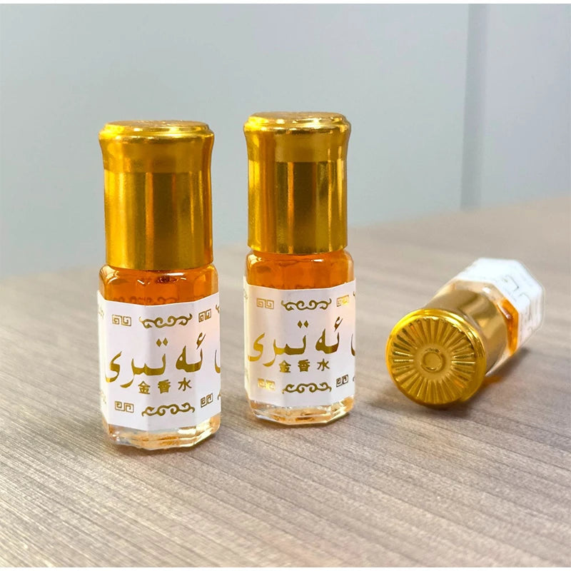 Arabian Brand Gold Perfume Unisex Portable Roll-on Perfume Pheromone Long-lasting Fresh Charming Dating Daily Eau De Toilette Peaceful Pleasures Health and Wellness
