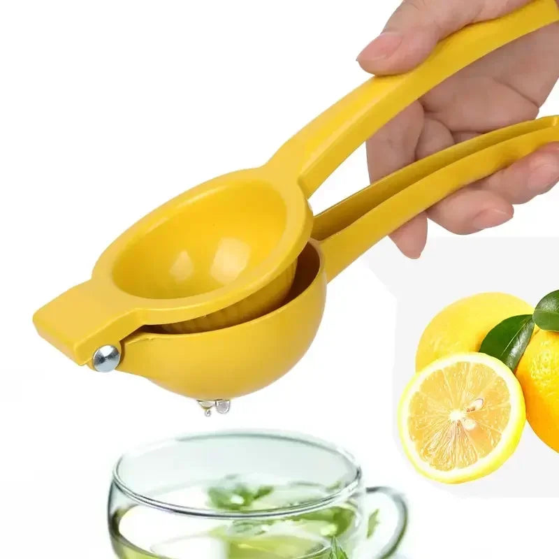 Manual Aluminum Lemon & Citrus Squeezer with Zester