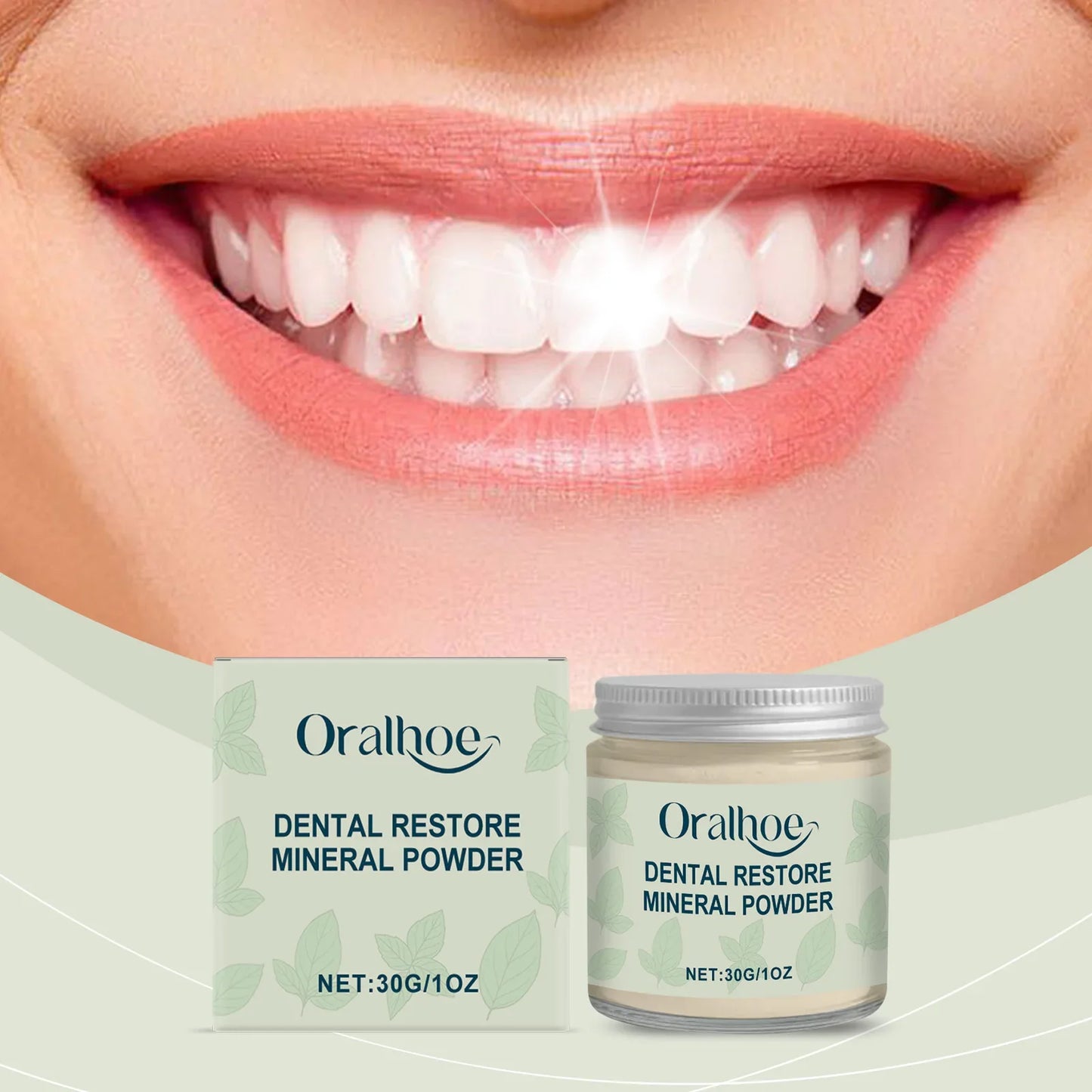 Tooth Shine Care Powder – Cleans Teeth, Protects Enamel