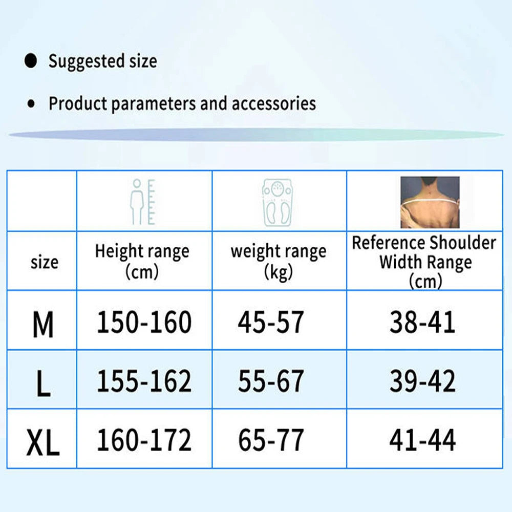 VamsLuna EMS Posture Corrector Belt | Back Pain Relief & Support