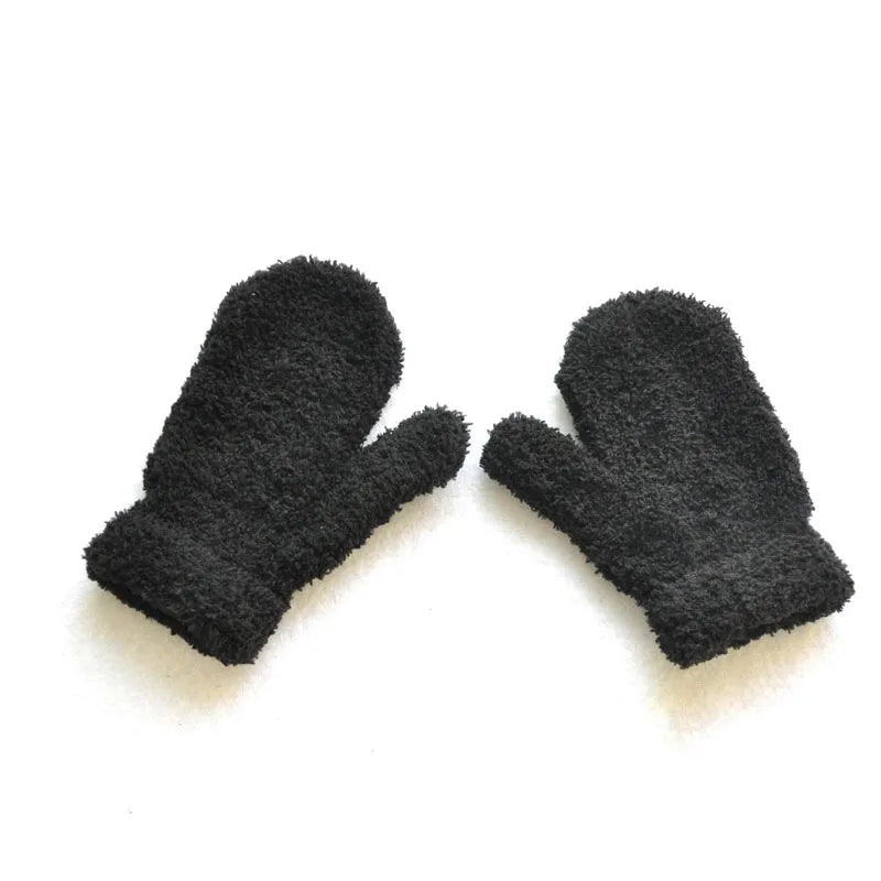 Baby Winter Mittens Plush Fleece Gloves for Toddlers 1-4Y
