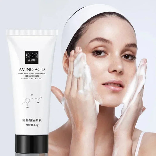 Nicotinamide Amino Acid Face Cleanser Facial Scrub Cleansing Acne Oil Control Blackhead Remover Shrink Pores Skin Care Peaceful Pleasures Health and Wellness