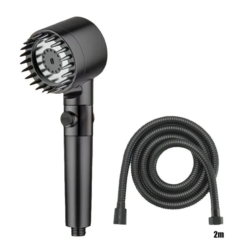 4-Mode Filtered Massage Showerhead – ABS, Multi-Spray Modes