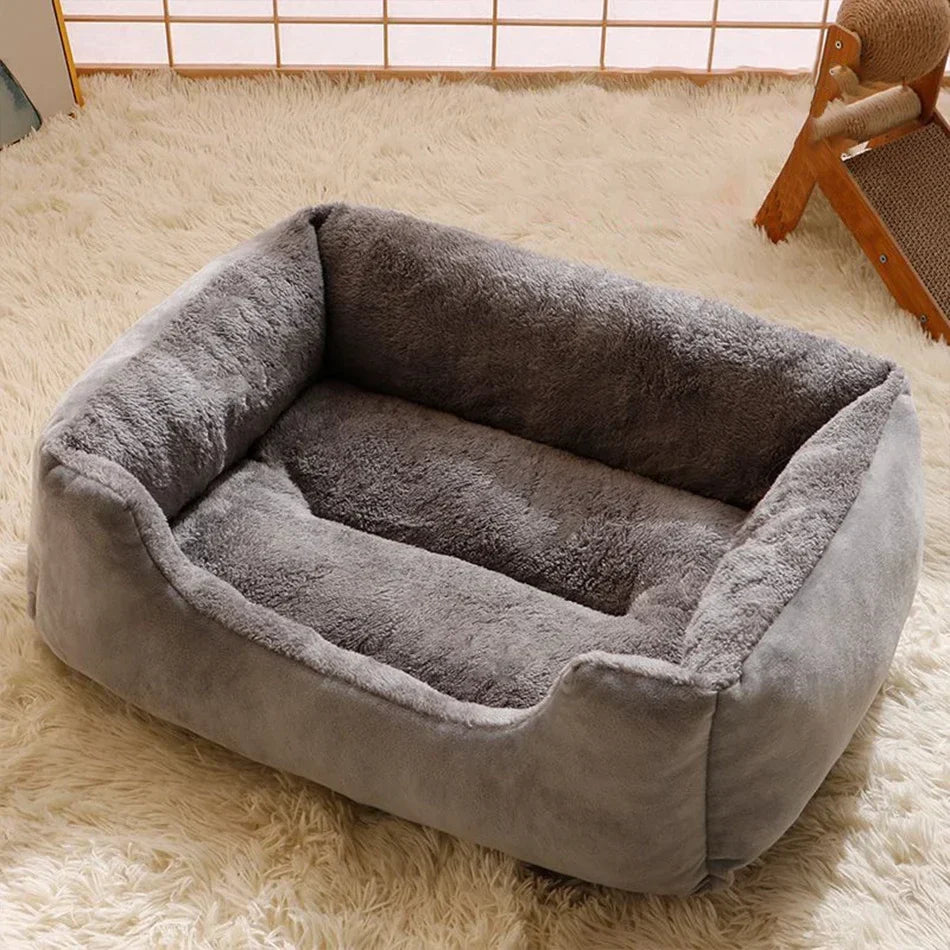 Waterproof Plush Pet Bed – Warm Mat for Dogs & Cats S/M/L