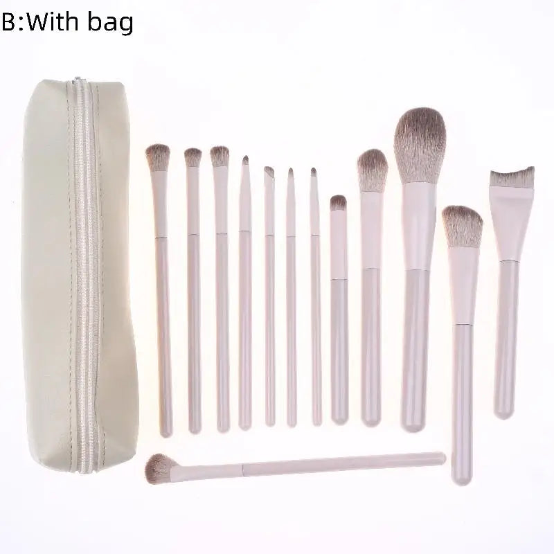 13Pcs Makeup Brush Set Make Up Concealer Blush Powder Brushes Eye Shadow Highlighter Foundation Brush Cosmetic Beauty Tools Peaceful Pleasures Health and Wellness B