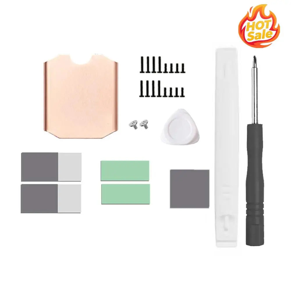 Copper Heat Sink & Thermal Pad for Steam Deck M.2 2230 SSD