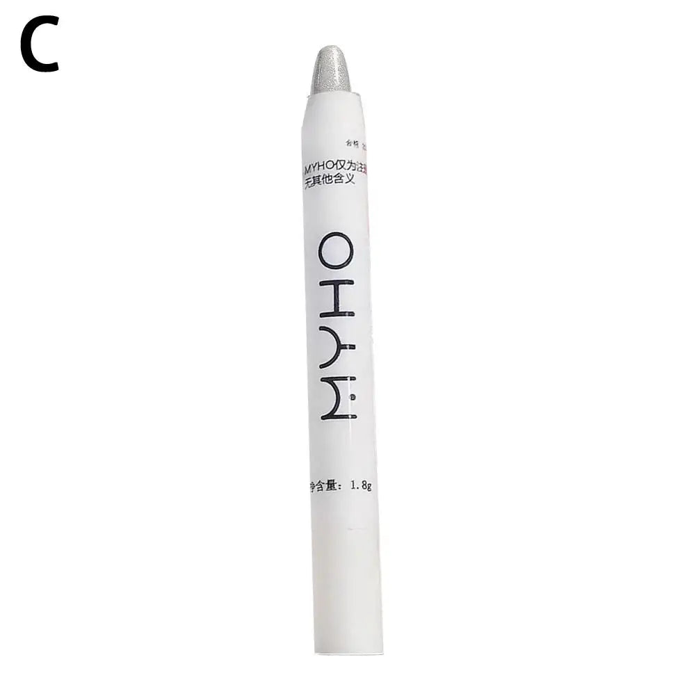 Waterproof Brightening Eyes Stick for Eye Makeup Peaceful Pleasures Health and Wellness pearl silver