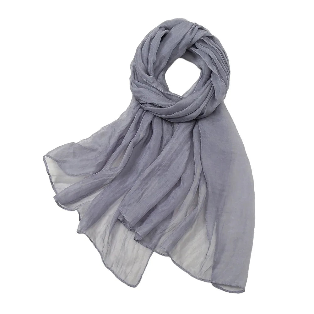 Women's Soft Chiffon Scarf – Lightweight Summer Shawl Wrap