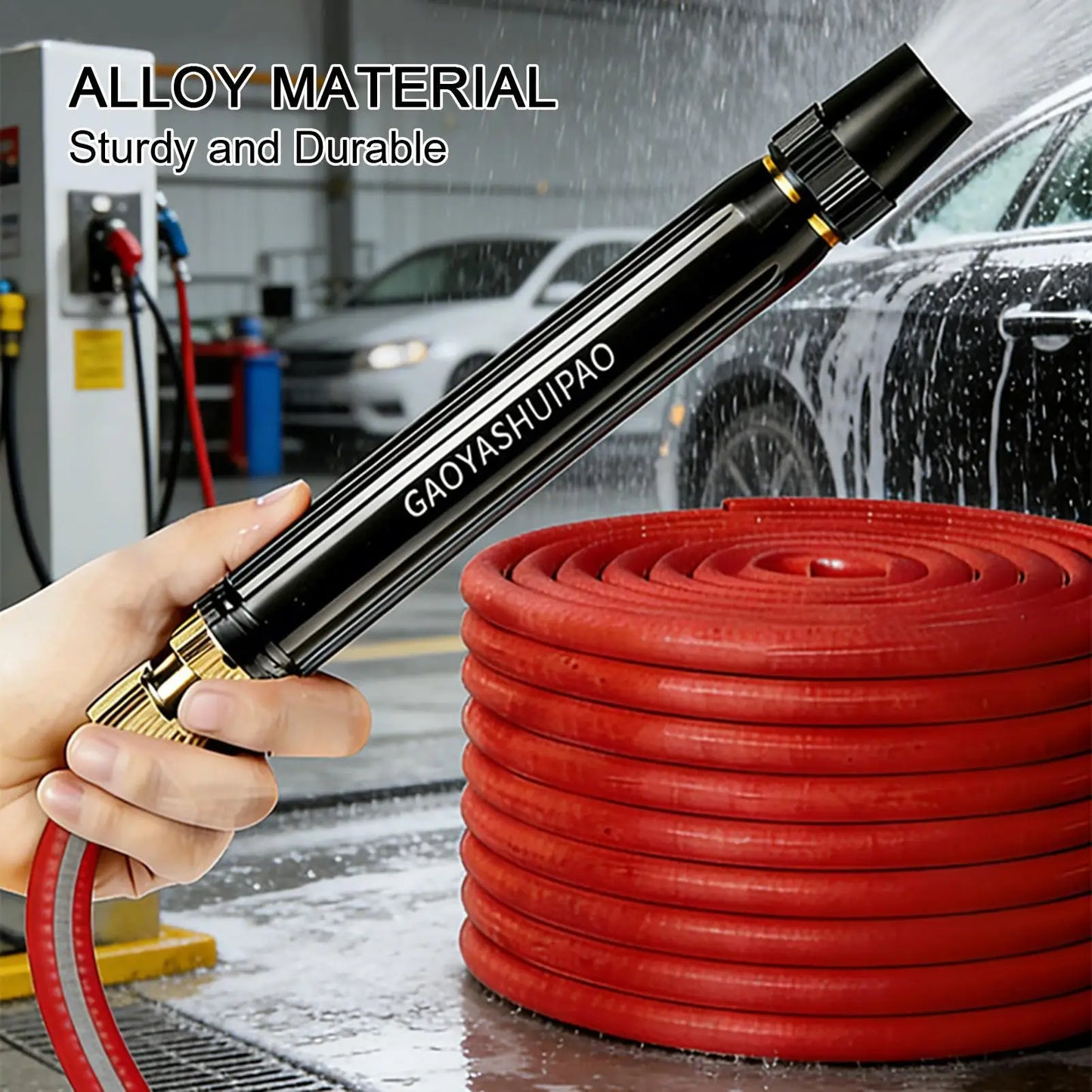 High-Pressure Car Wash Water Gun & Garden Hose Nozzle